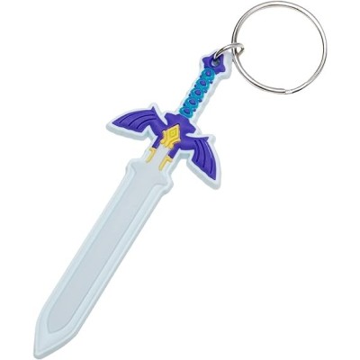 PYRAMID INTERNATIONAL THE LEGEND OF ZELDA MASTER SWORD KEYRING RUBBER KEYCHAIN