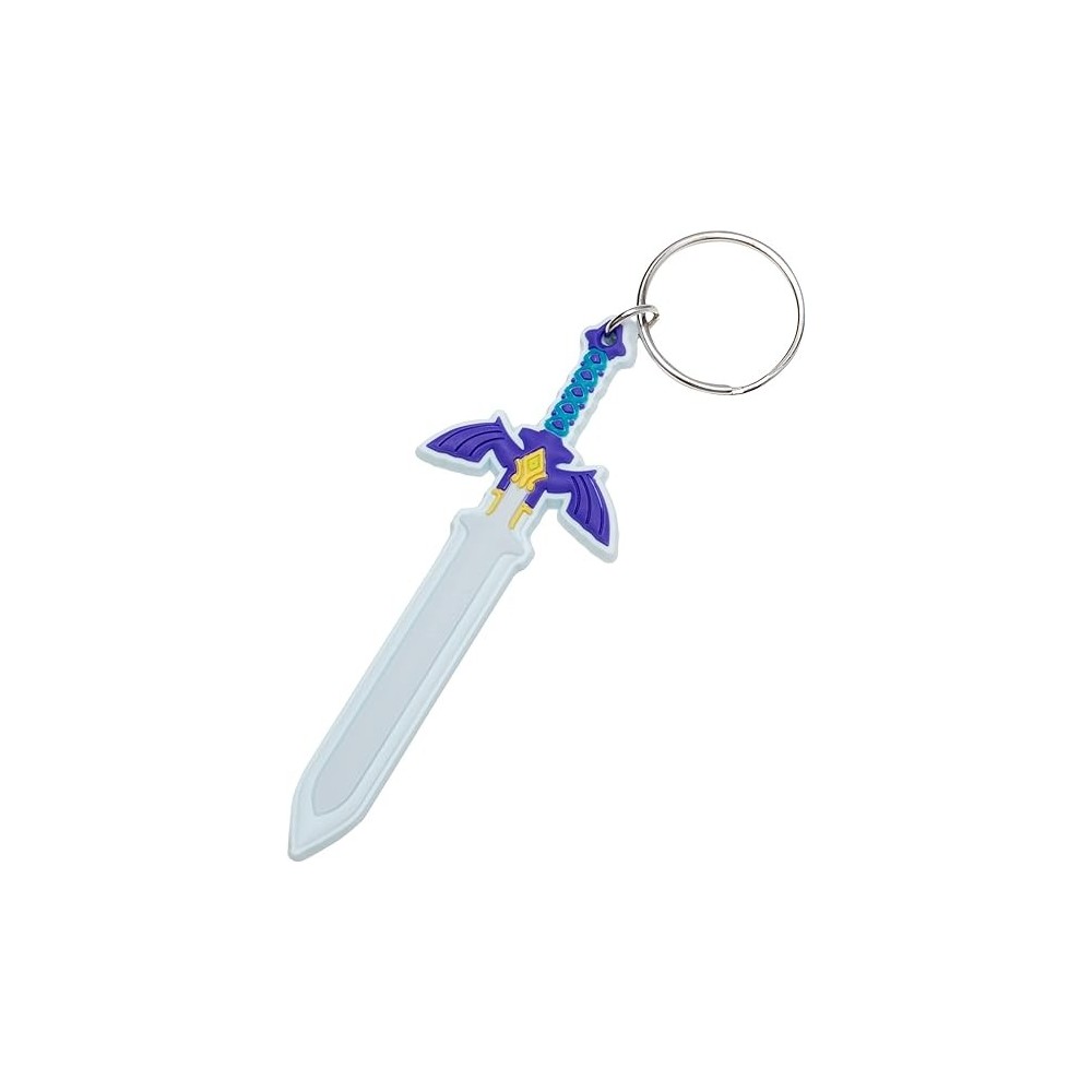 PYRAMID INTERNATIONAL THE LEGEND OF ZELDA MASTER SWORD KEYRING RUBBER KEYCHAIN