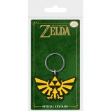 PYRAMID INTERNATIONAL THE LEGEND OF ZELDA TRIFORCE KEYRING RUBBER KEYCHAIN