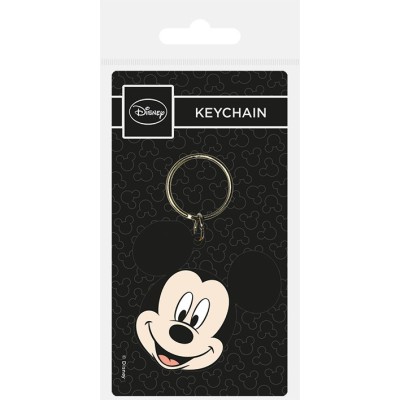 PYRAMID INTERNATIONAL DISNEY MICKEY MOUSE HEAD RUBBER KEYCHAIN