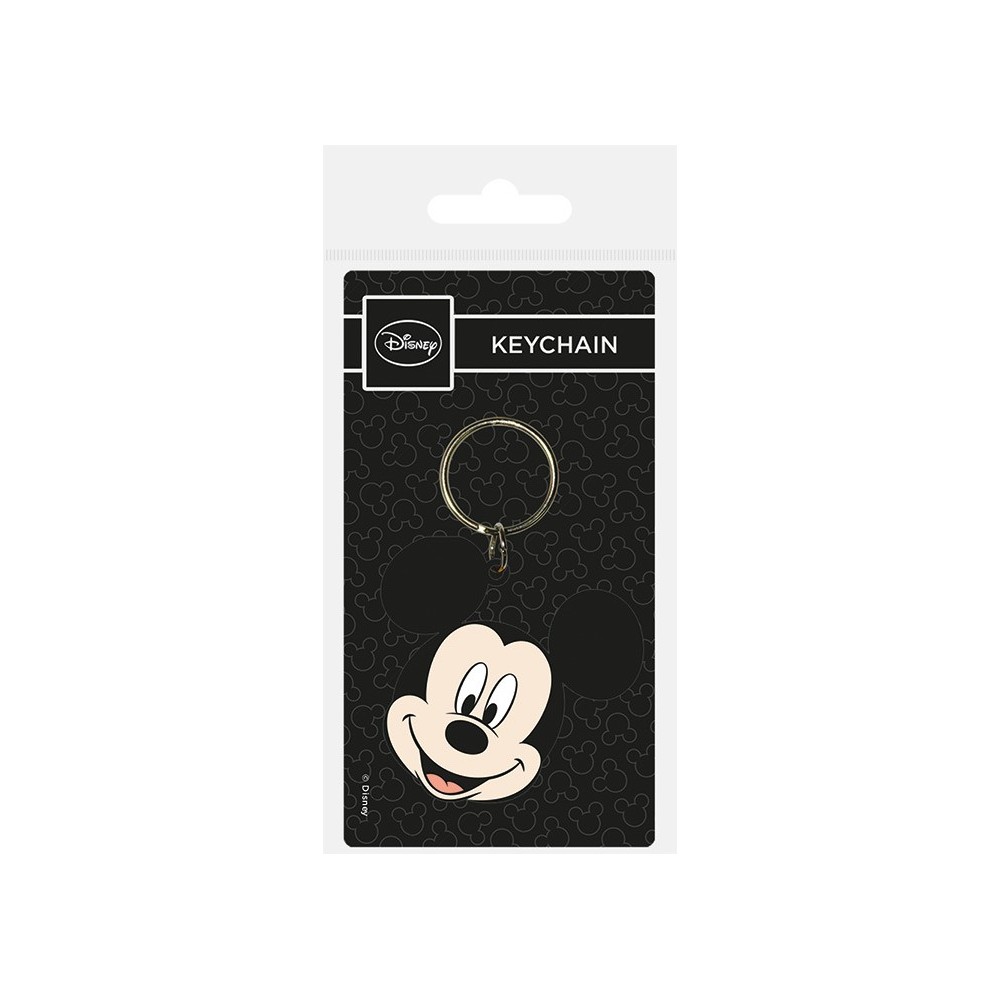 PYRAMID INTERNATIONAL DISNEY MICKEY MOUSE HEAD RUBBER KEYCHAIN