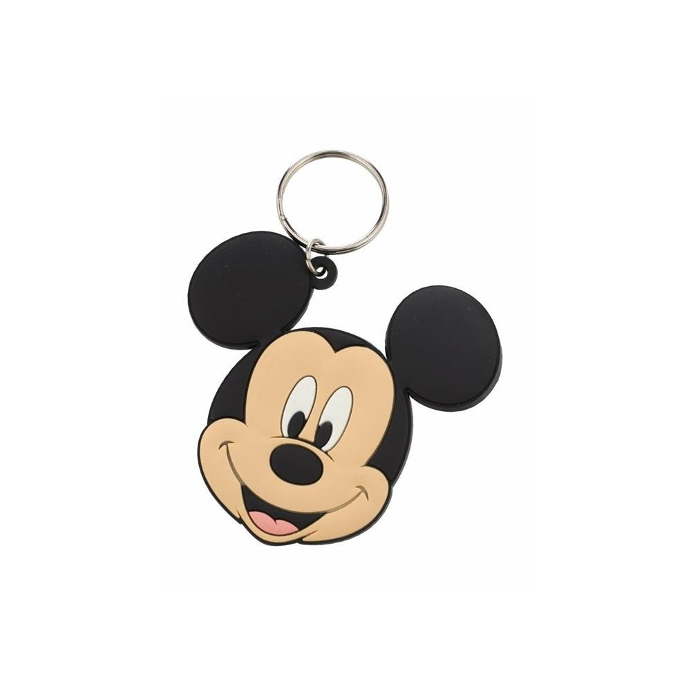PYRAMID INTERNATIONAL DISNEY MICKEY MOUSE HEAD RUBBER KEYCHAIN