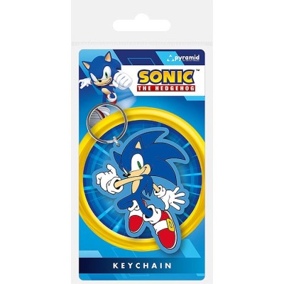 PYRAMID INTERNATIONAL SONIC THE HEDGEHOG RUBBER KEYCHAIN