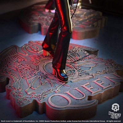 KNUCKLEBONZ ROCK ICONZ QUEEN FREDDIE MERCURY SHEER HEART ATTACK STATUE FIGURE