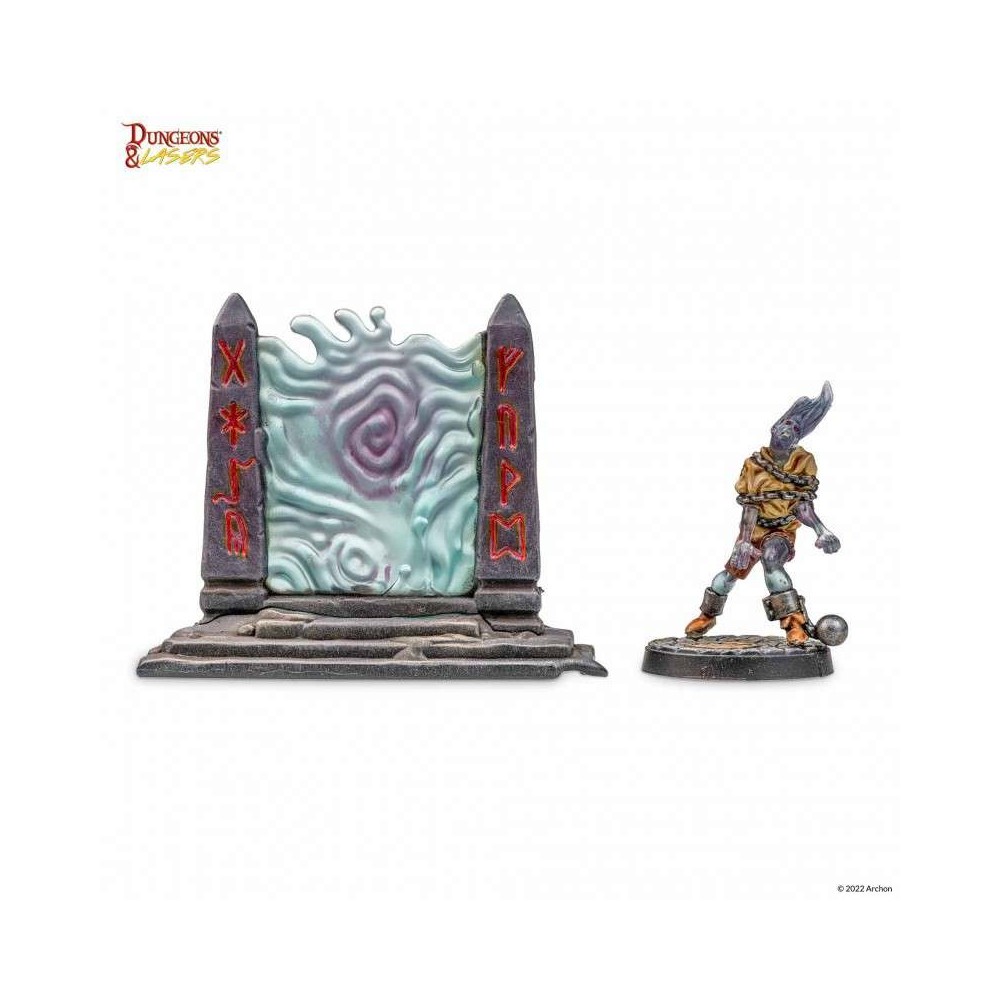 DUNGEONS AND LASERS GHOSTS MINIATURE PACK 7X FIGURE ARCHON STUDIO