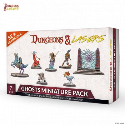 DUNGEONS AND LASERS GHOSTS MINIATURE PACK 7X FIGURE ARCHON STUDIO