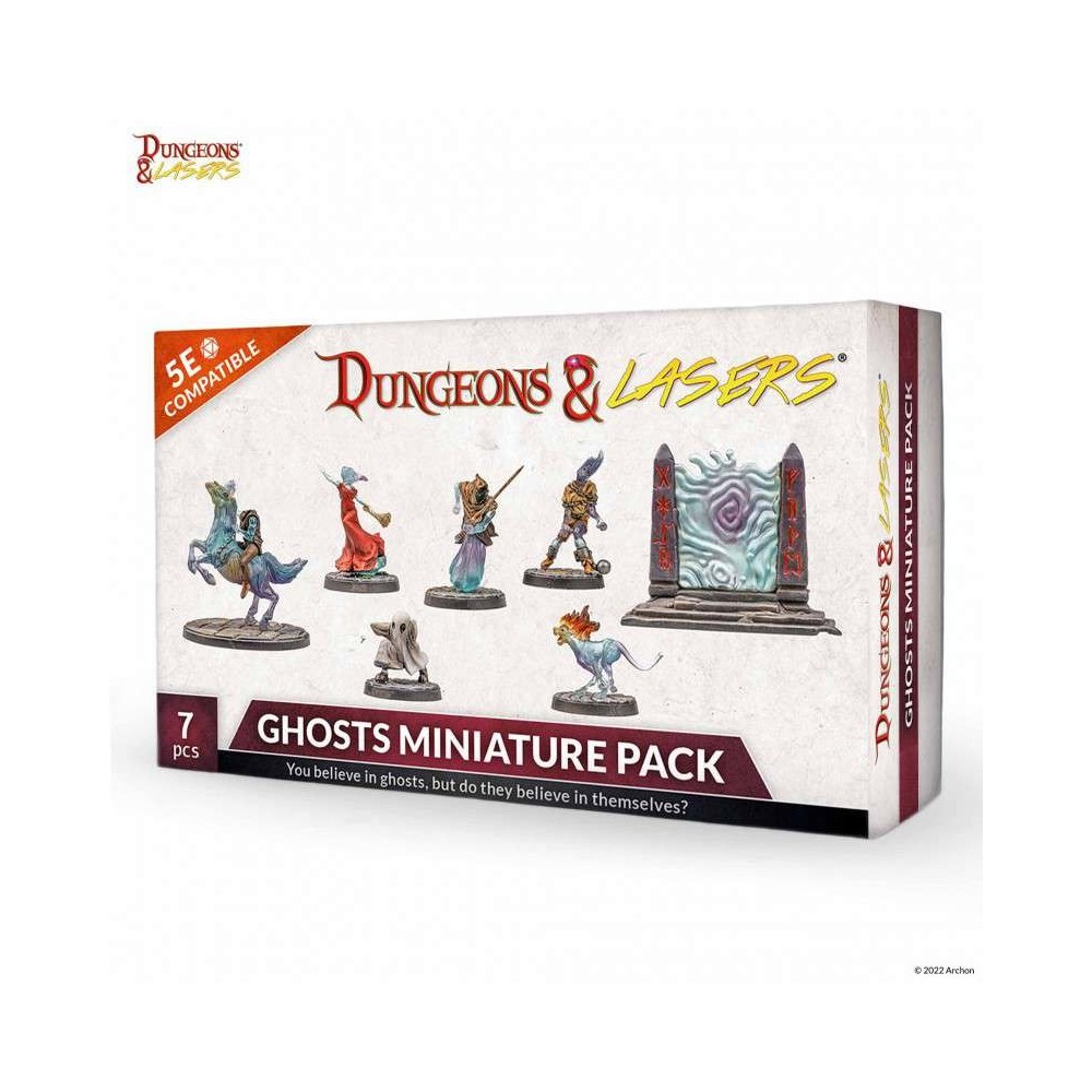 DUNGEONS AND LASERS GHOSTS MINIATURE PACK 7X FIGURE ARCHON STUDIO