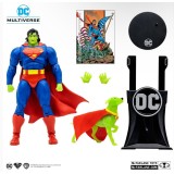 MC FARLANE DC MULTIVERSE SUPERMAN & KRYPTO PLATINUM EDITION ACTION FIGURE