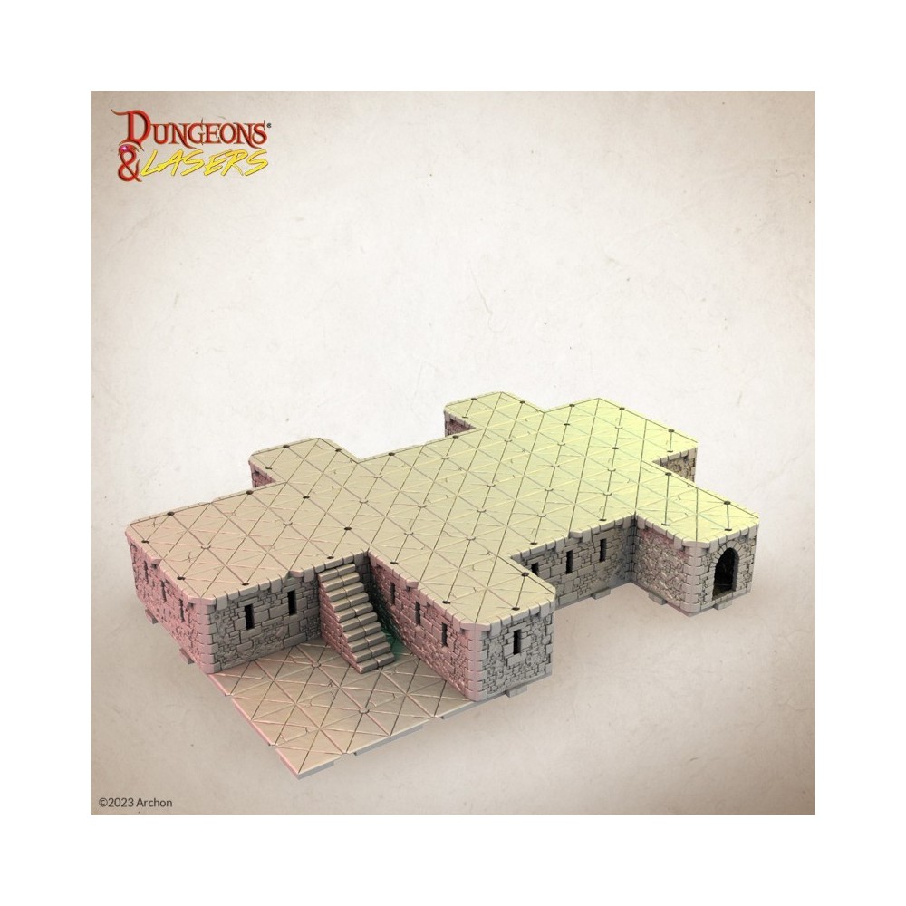 DUNGEONS AND LASERS GRAND STRONGHOLD AMBIENTAZIONE MINIATURES GAME ARCHON STUDIO