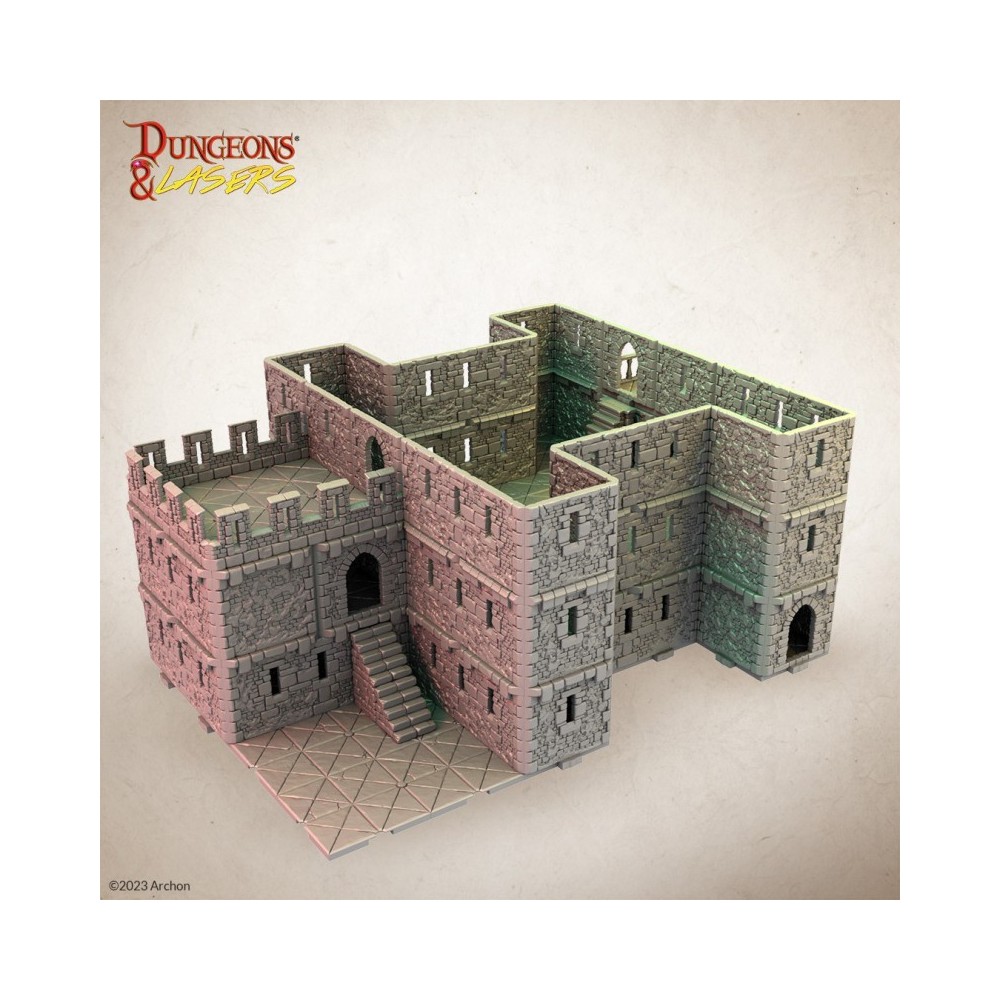 DUNGEONS AND LASERS GRAND STRONGHOLD AMBIENTAZIONE MINIATURES GAME ARCHON STUDIO