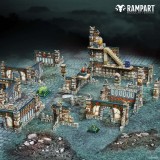 RAMPART MODULAR TERRAIN KAZUMI TEMPLE AMBIENTAZIONE SCENARIO ARCHON STUDIO