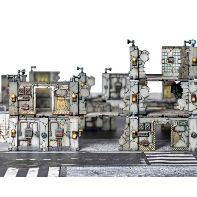 RAMPART MODULAR TERRAIN CITY RUINS AMBIENTAZIONE SCENARIO ARCHON STUDIO