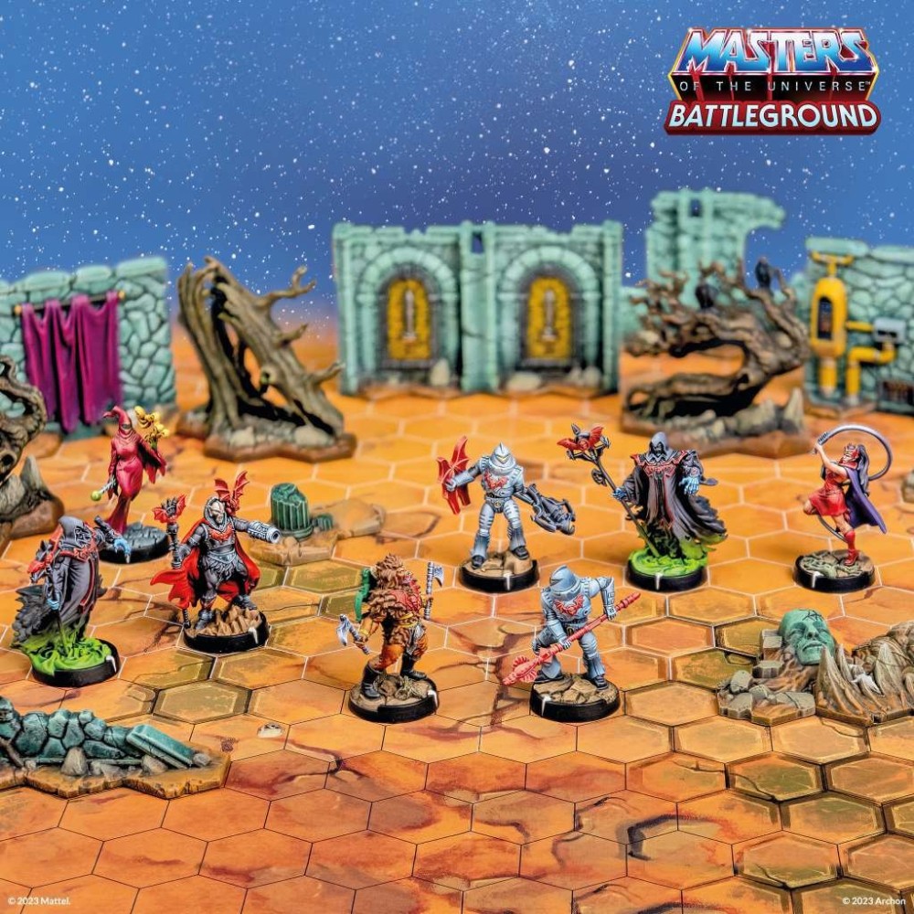 MASTERS OF THE UNIVERSE BATTLEGROUND WAVE 4 THE POWER OF THE EVIL HORDE ESPANSIONE IN ITALIANO ARCHON STUDIO