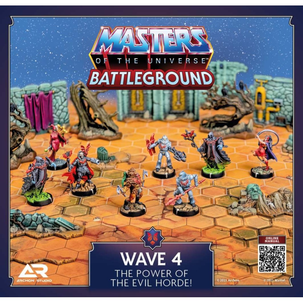 MASTERS OF THE UNIVERSE BATTLEGROUND WAVE 4 THE POWER OF THE EVIL HORDE ESPANSIONE IN ITALIANO ARCHON STUDIO