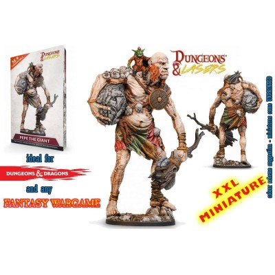 ARCHON STUDIO DUNGEONS AND LASERS PEPE THE GIANT XL MINIATURE FIGURE