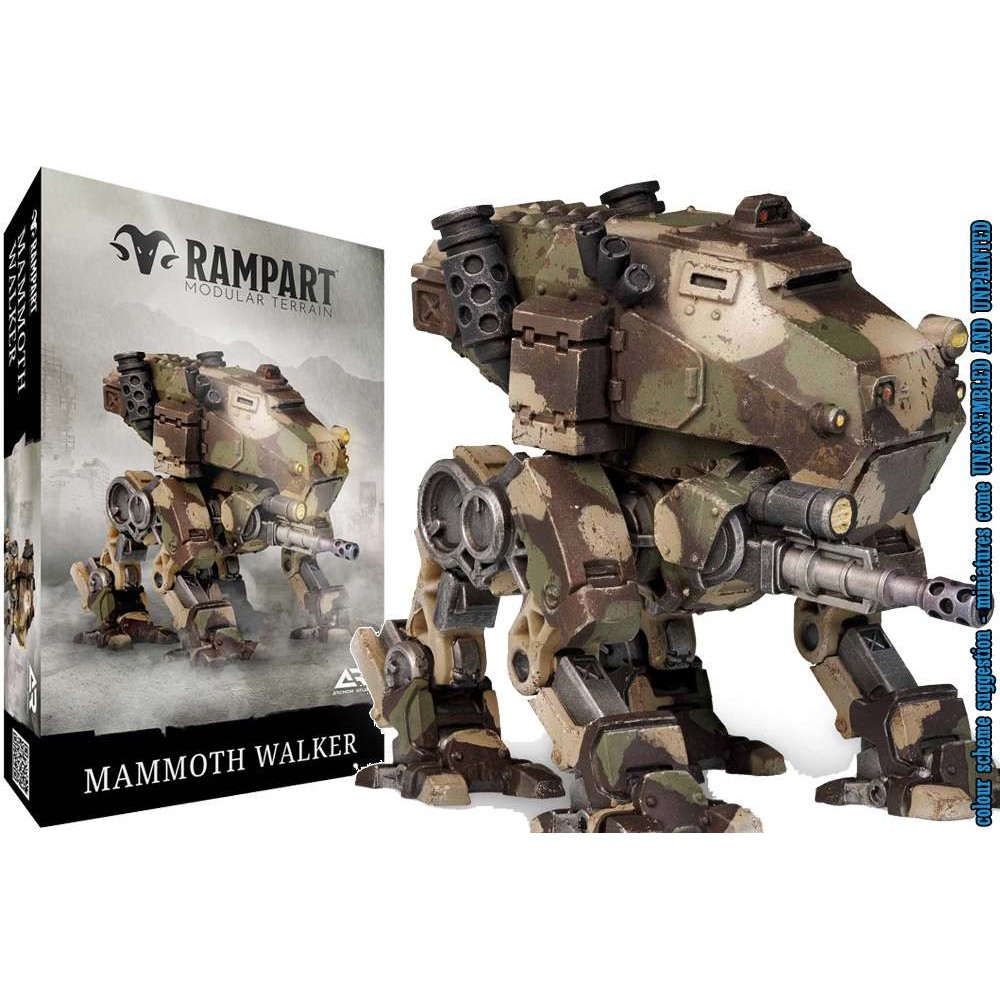 RAMPART MODULAR TERRAIN MAMMOTH WALKER MINIATURA ARCHON STUDIO