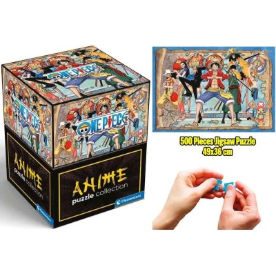 ANIME PUZZLE COLLECTION ONE PIECE MAP 500 PEZZI PUZZLE 49X36XCM RAVENSBURGER