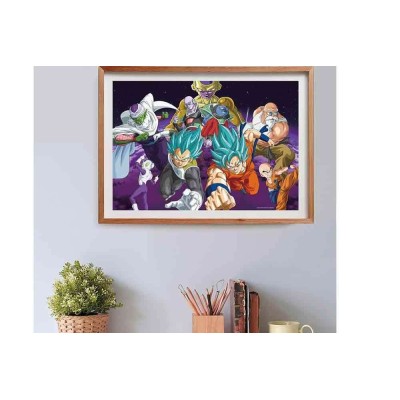 RAVENSBURGER ANIME PUZZLE COLLECTION DRAGON BALL SUPER WARRIORS 500 PIECES JIGSAW 49X36XCM