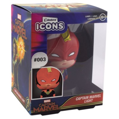CAPTAIN MARVEL LIGHT ICONS LAMPADA FIGURE PALADONE PRODUCTS