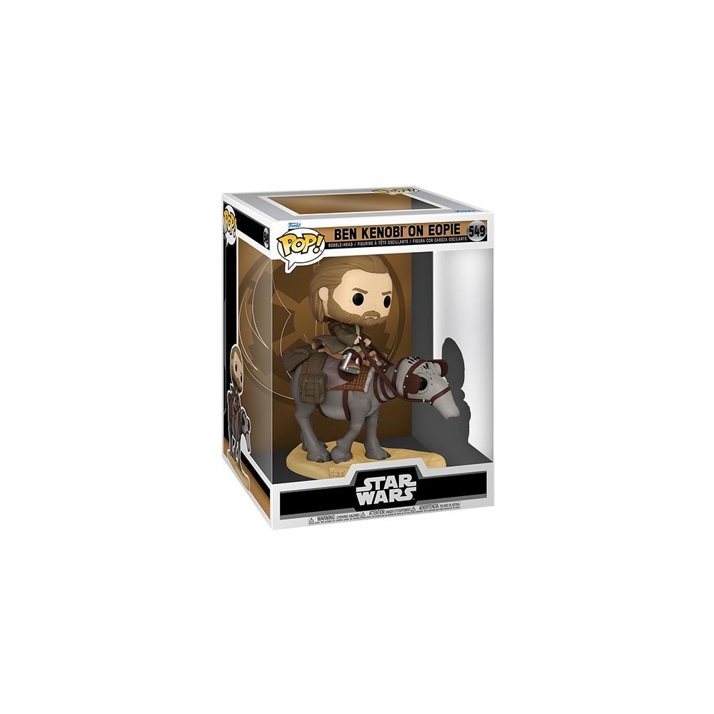 FUNKO FUNKO POP! STAR WARS OBI-WAN KENOBI ON EOPIE BOBBLE HEAD KNOCKER FIGURE