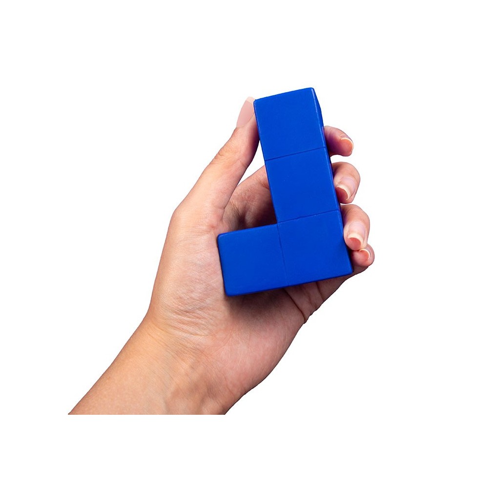 TETRIS BLUE L ANTISTRESS FIZZ CREATIONS
