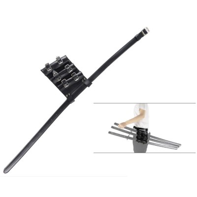 BELT WITH HOLSTER FOR THREE KATANAS