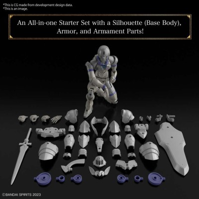 BANDAI 30MF LIBER KNIGHT MODEL KIT
