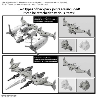 BANDAI 30MM BEXM-21 VERDENOVA NAVY 1/144 MODEL KIT