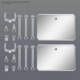 ACTION BASE 6 CLEAR MIRROR SET PER MODEL KIT E FIGURE BANDAI
