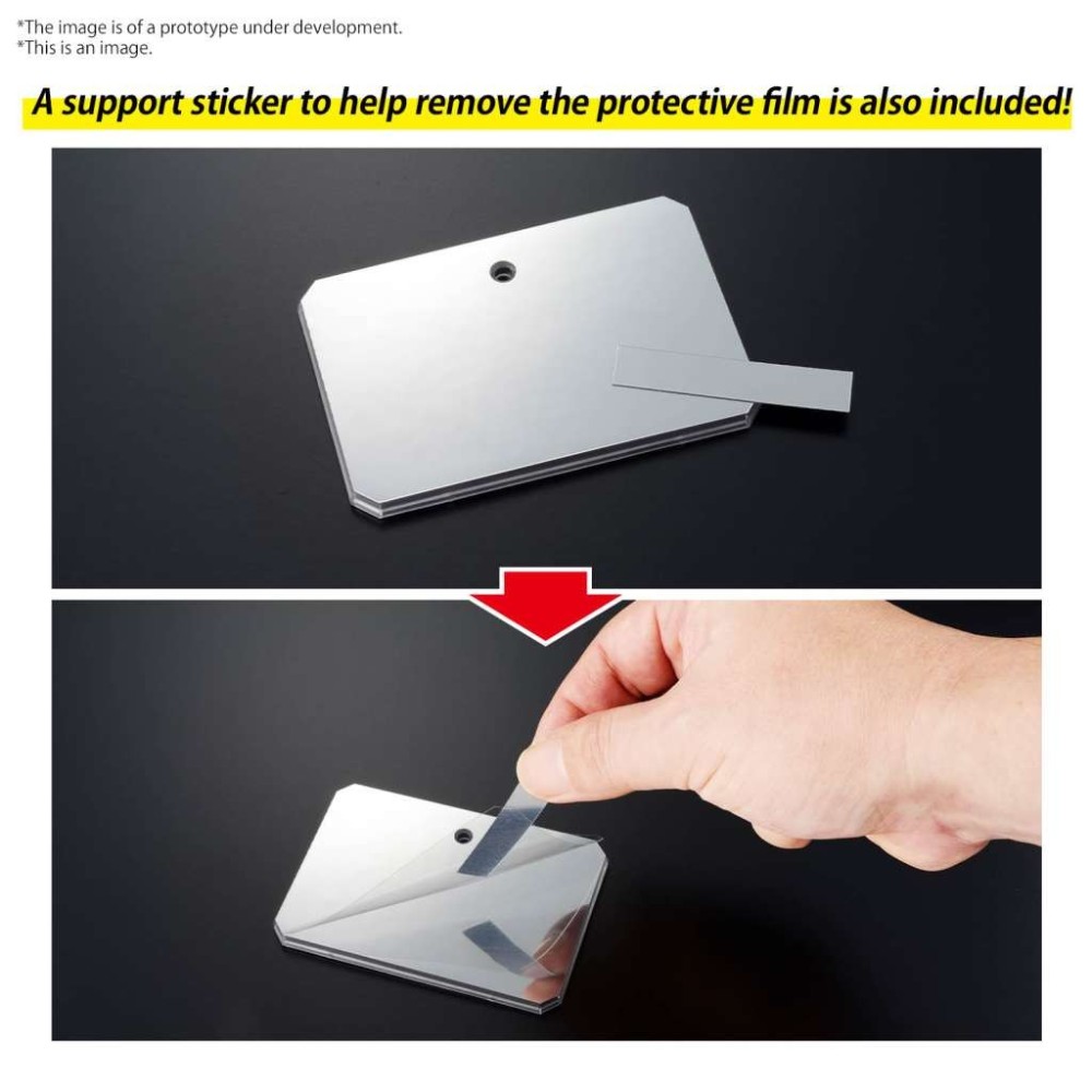 BANDAI ACTION BASE 6 CLEAR MIRROR SET FOR MODEL KIT AND FIGURE