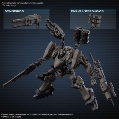 30MM ARMORED CORE VI RAD CC-2000 ORBITER NIGHTFALL 1/144 MODEL KIT ACTION FIGURE BANDAI