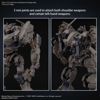 30MM ARMORED CORE VI RAD CC-2000 ORBITER NIGHTFALL 1/144 MODEL KIT ACTION FIGURE BANDAI