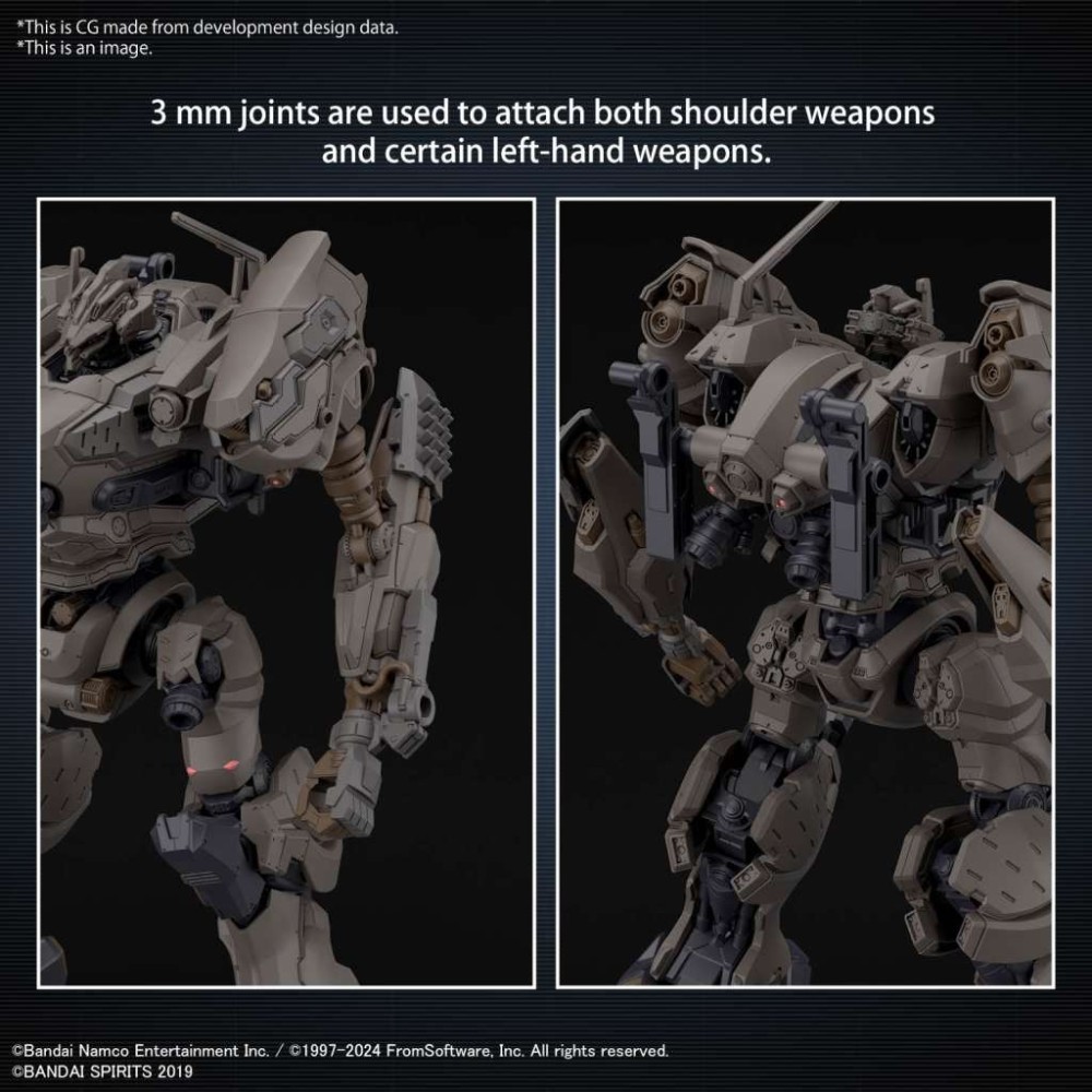 30MM ARMORED CORE VI RAD CC-2000 ORBITER NIGHTFALL 1/144 MODEL KIT ACTION FIGURE BANDAI