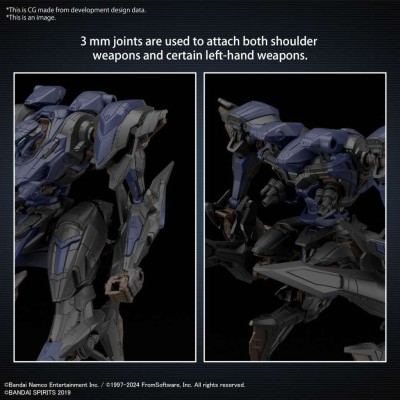 30MM ARMORED CORE VI SCHNEIDER NACHTREIHER 40E STEEL HAZE 1/144 MODEL KIT ACTION FIGURE BANDAI