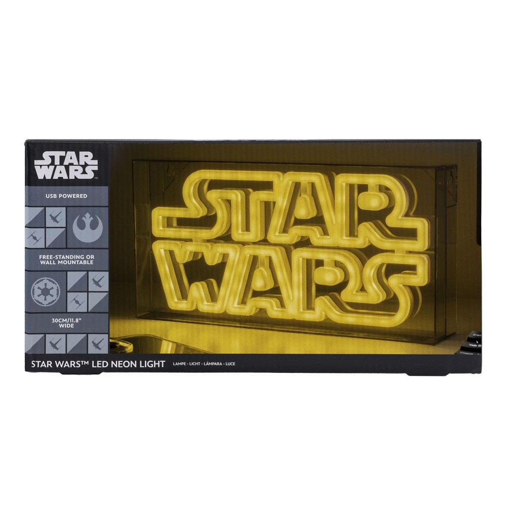 STAR WARS LOGO NEON LIGHT LAMPADA PALADONE PRODUCTS