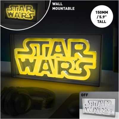 STAR WARS LOGO NEON LIGHT LAMPADA PALADONE PRODUCTS