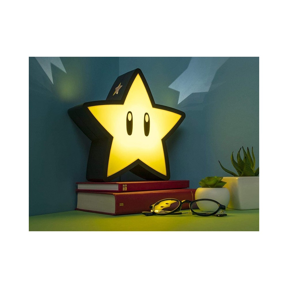 SUPER MARIO SUPER STAR LIGHT LAMPADA PALADONE PRODUCTS