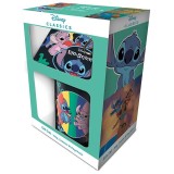 PYRAMID INTERNATIONAL LILO AND STITCH GIFT SET MUG COASTER AND KEYRING