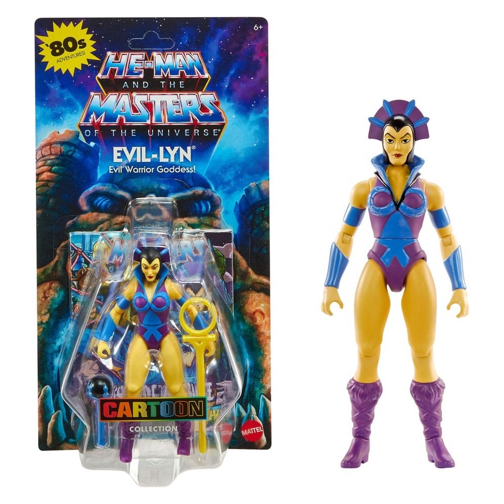 MATTEL MASTERS OF THE UNIVERSE ORIGINS EVIL-LYN CARTOON ACTION FIGURE