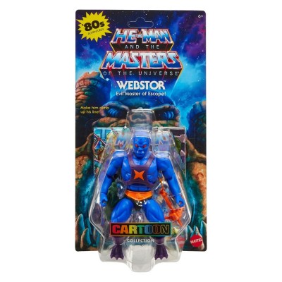 MATTEL MASTERS OF THE UNIVERSE ORIGINS WEBSTOR CARTOON ACTION FIGURE