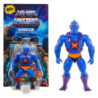 MATTEL MASTERS OF THE UNIVERSE ORIGINS WEBSTOR CARTOON ACTION FIGURE