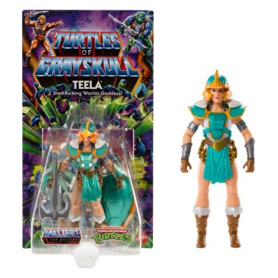 MATTEL TURTLES OF GRAYSKULL TEELA ACTION FIGURE
