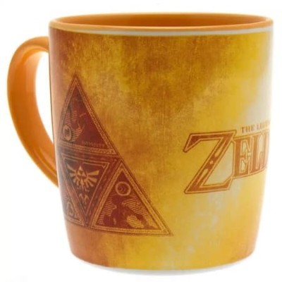 THE LEGEND OF ZELDA GOLDEN TRIFORCE GIFT TIN SET TAZZA E SOTTOBICCHIERE PYRAMID INTERNATIONAL