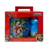 SUPER MARIO BOX PORTAPRANZO E BORRACCIA SET STOR