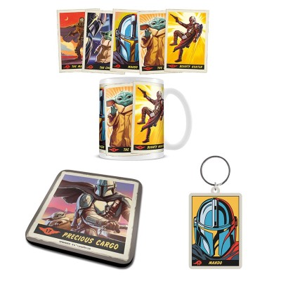 PYRAMID INTERNATIONAL STAR WARS THE MANDALORIAN GIFT SET MUG COASTER AND KEYRING
