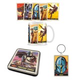 PYRAMID INTERNATIONAL STAR WARS THE MANDALORIAN GIFT SET MUG COASTER AND KEYRING
