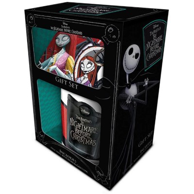 PYRAMID INTERNATIONAL THE NIGHTMARE BEFORE CHRISTMAS GIFT SET MUG COASTER AND KEYRING