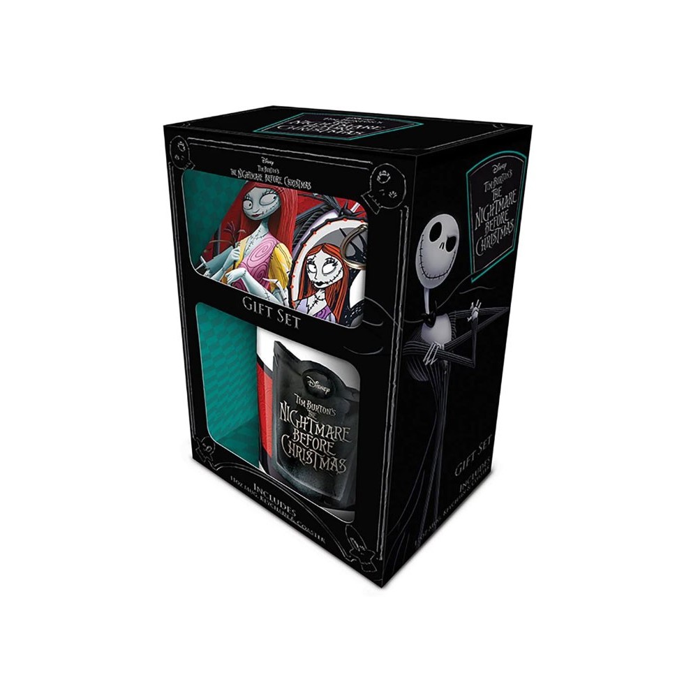 PYRAMID INTERNATIONAL THE NIGHTMARE BEFORE CHRISTMAS GIFT SET MUG COASTER AND KEYRING