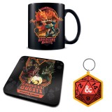 DUNGEONS AND DRAGONS GIFT SET TAZZA SOTTOBICCHIERE E PORTACHIAVI PYRAMID INTERNATIONAL