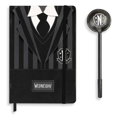 KARACTERMANIA WEDNESDAY UNIFORM DIARY AND BALLPEN GIFT SET